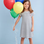 Load image into Gallery viewer, Pima Cotton Striped Dress
