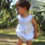 Load image into Gallery viewer, Boy Striped Romper
